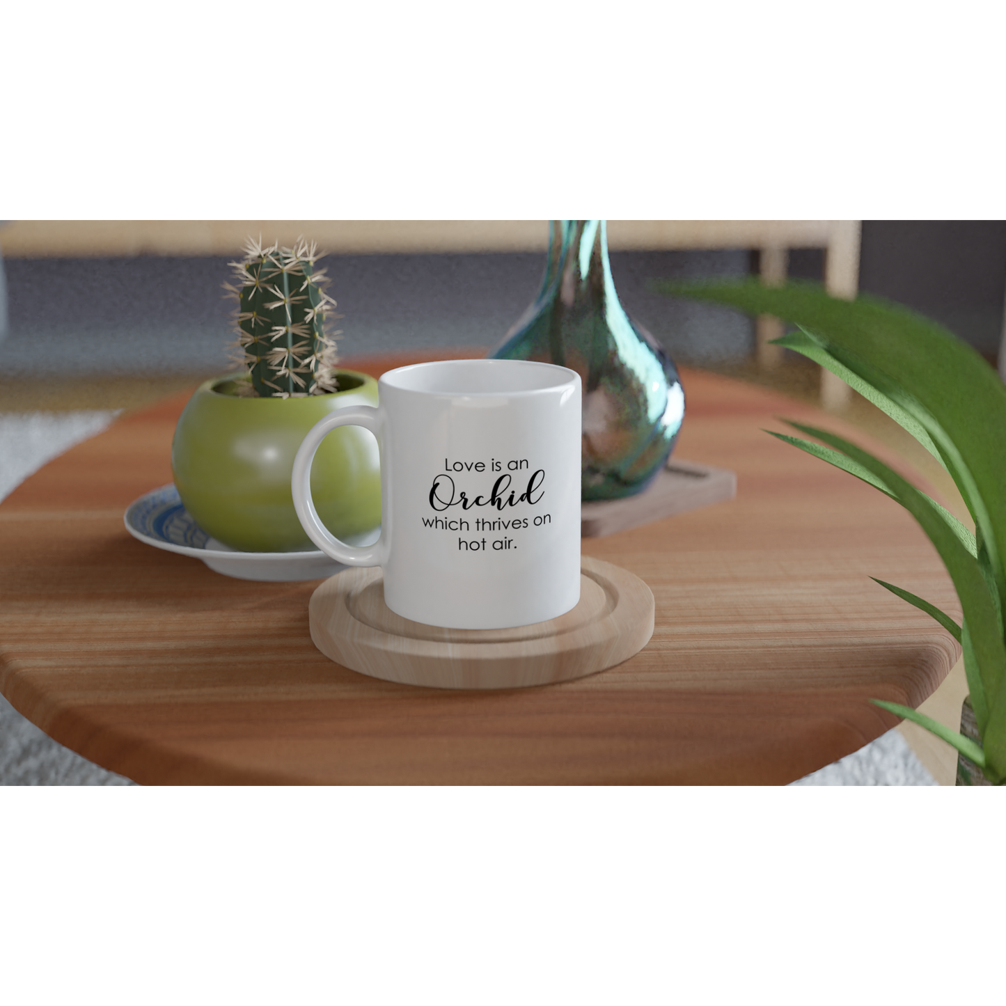 Thrives On Hot Air Orchid Coffee Mug