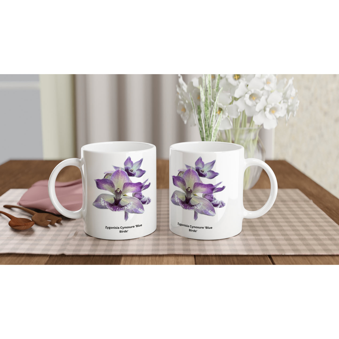 Zygonisia Cynosure 'Blue Bird' Orchid Coffee Mug