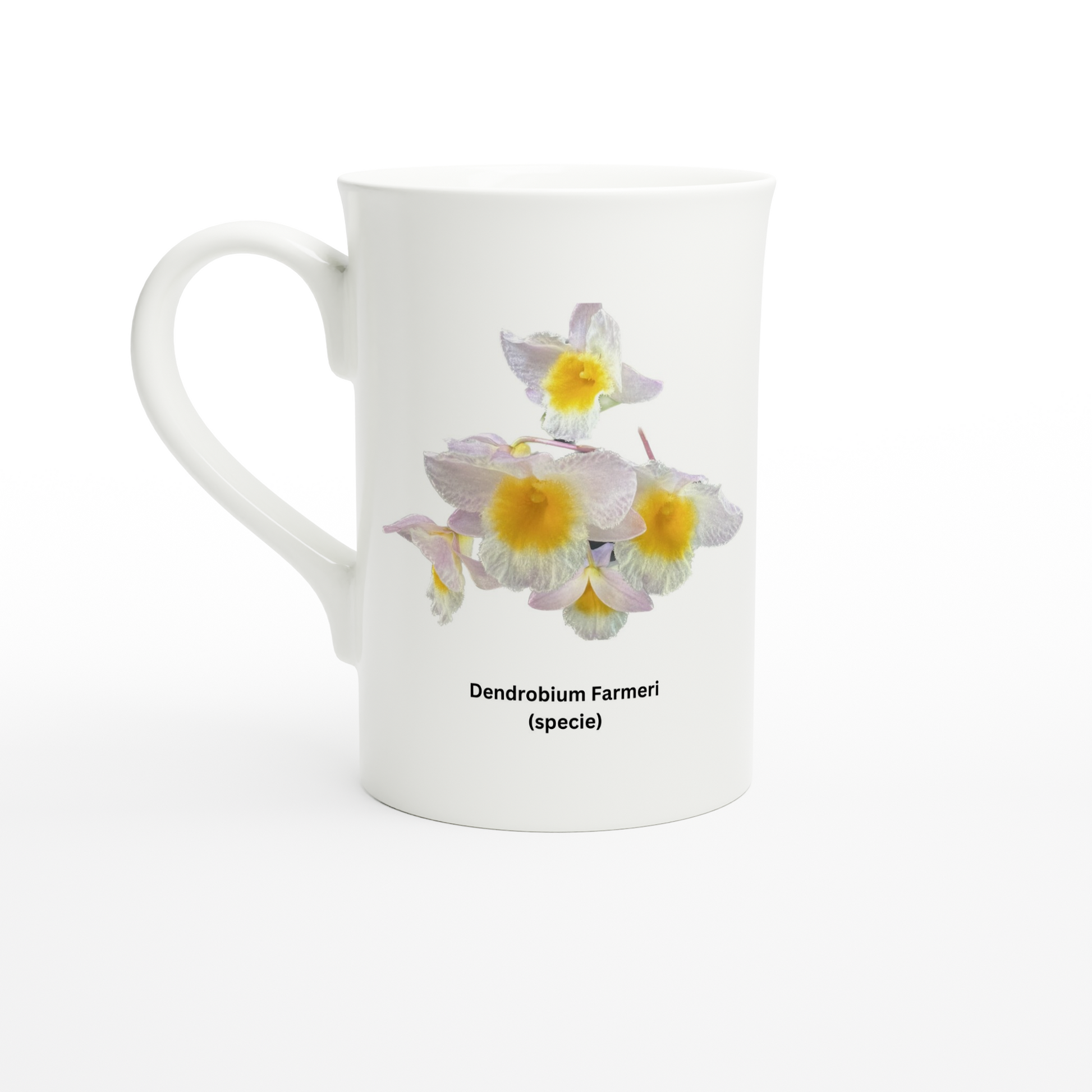 Dendrobium farmeri Orchid Porcelain Mug