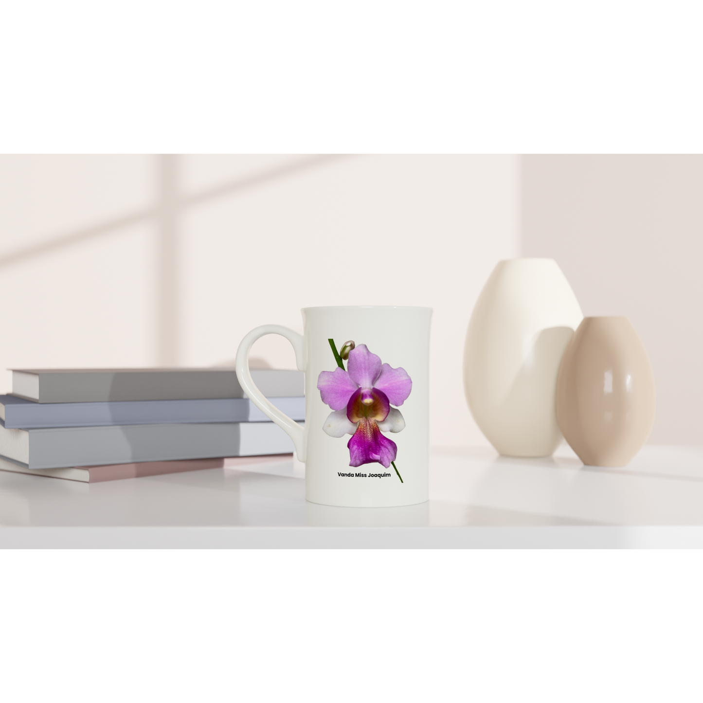 Vanda Miss Joaquim Orchid Porcelain Mug