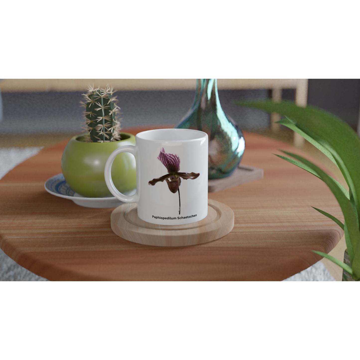 Paphiopedilum Schaetzchen Orchid Coffee Mug