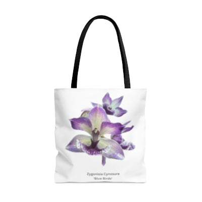 Zygonisia Cynosure 'Blue Bird' Orchid Tote Bag