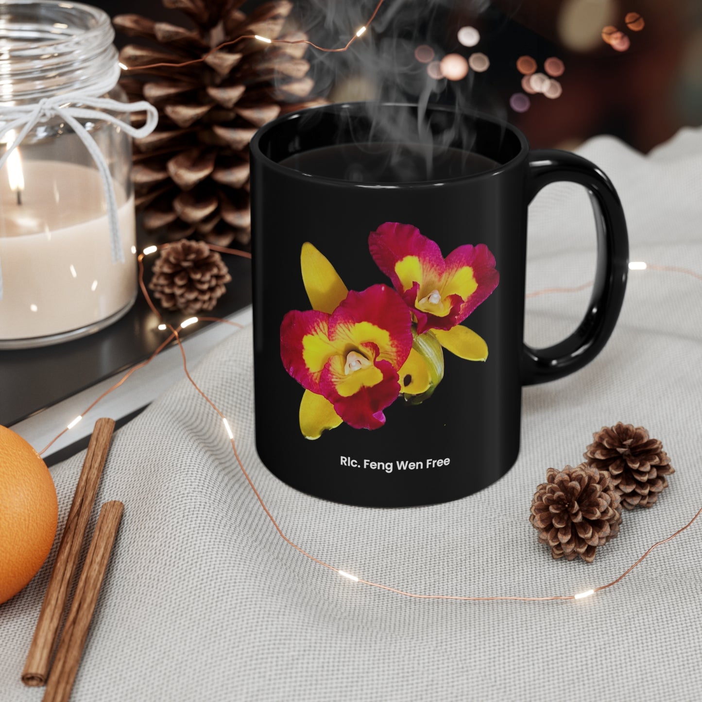 Rhyncattleanthe Feng Weng Free Orchid Mug