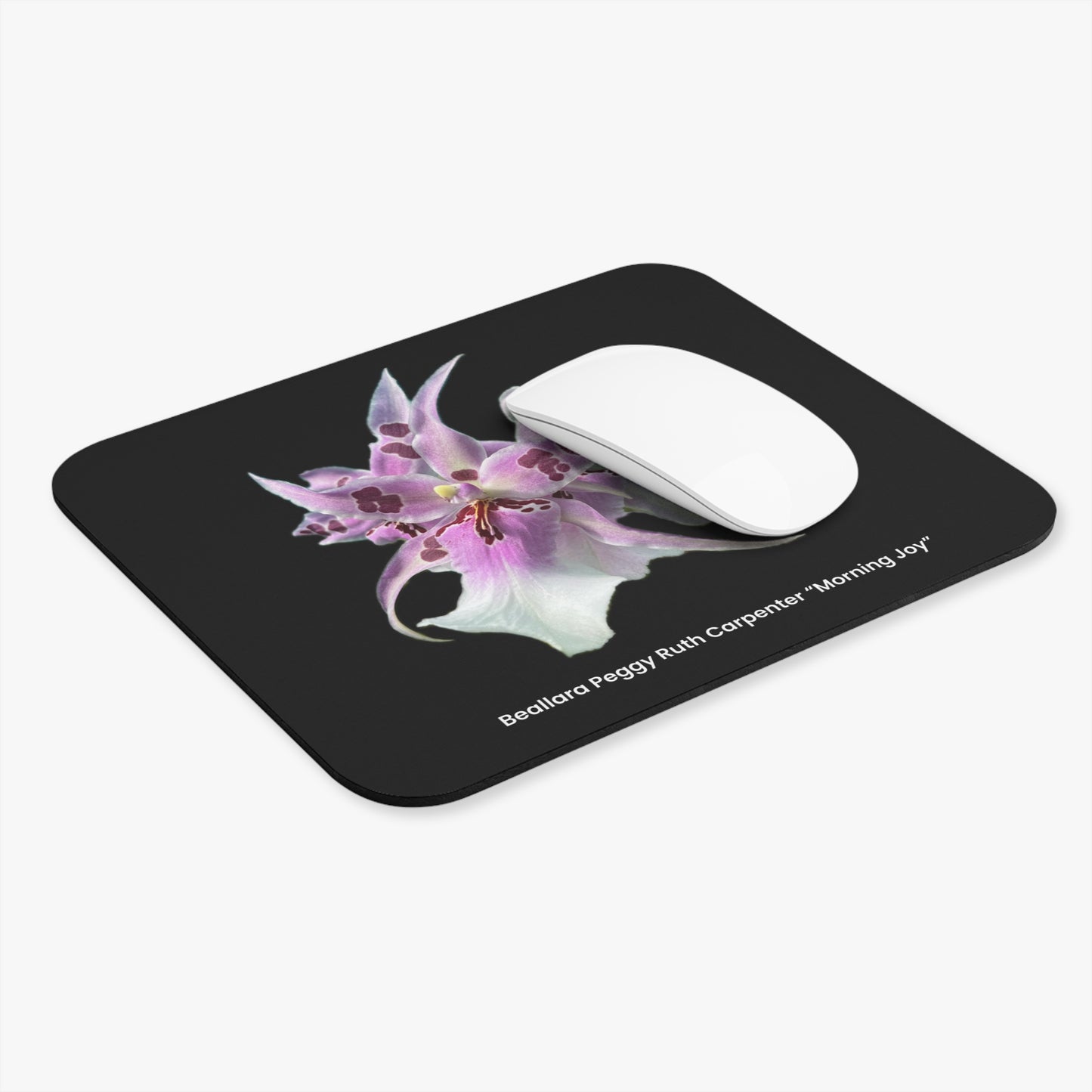 Bea. Peggy Ruth Carpenter "Morning Joy" Black Mouse Pad