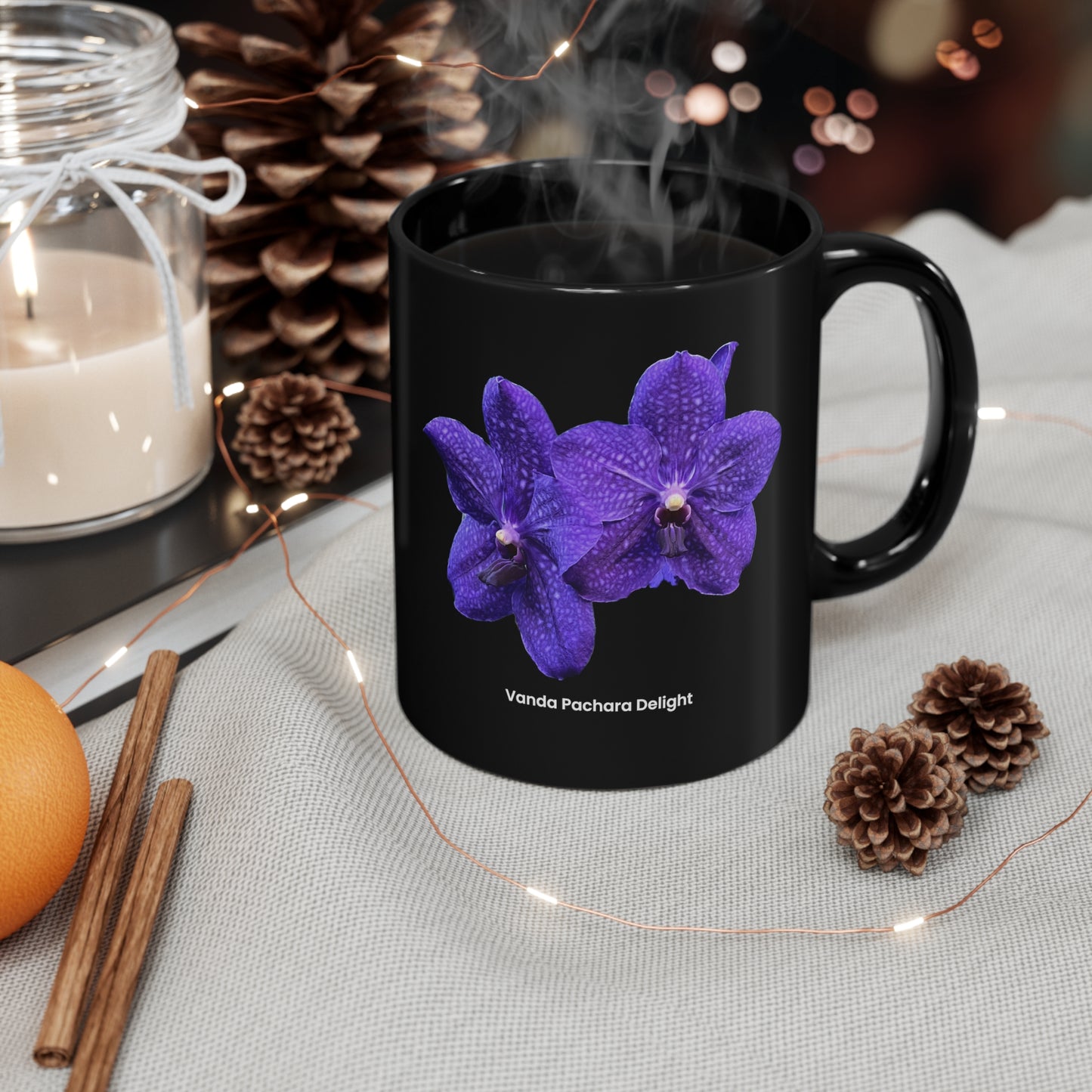 Vanda Pachara Delight Orchid Coffee Mug