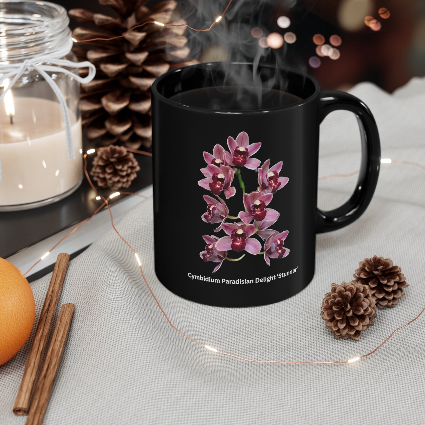 Cymbidium Paradisian Delight 'Stunner' Orchid Coffee Mug