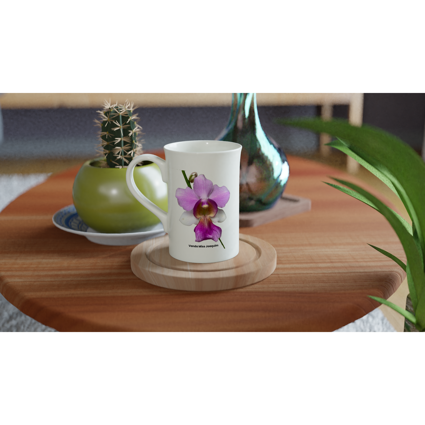 Vanda Miss Joaquim Orchid Porcelain Mug