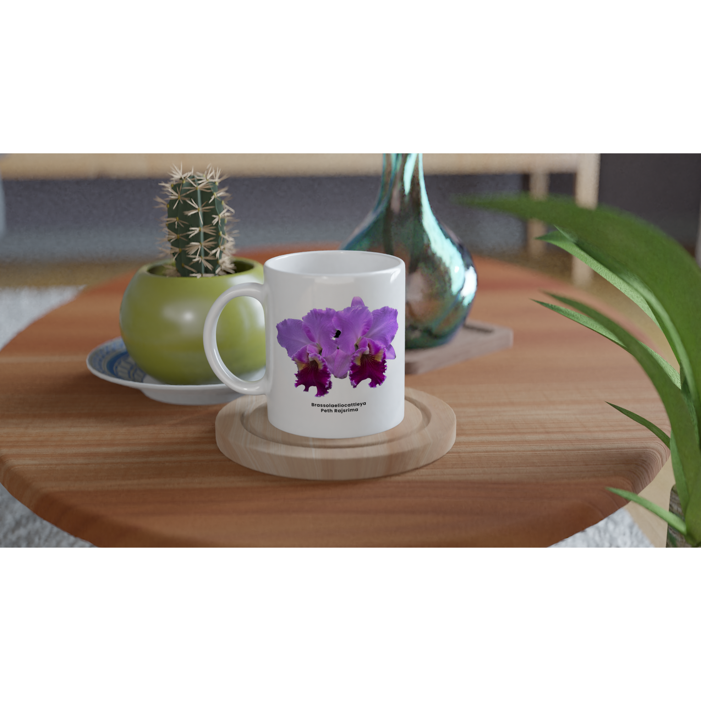 Brassolaeliocattleya Peth Rasjrima Orchid Coffee Mug