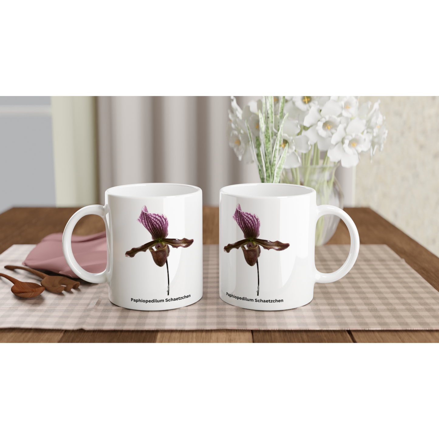 Paphiopedilum Schaetzchen Orchid Coffee Mug