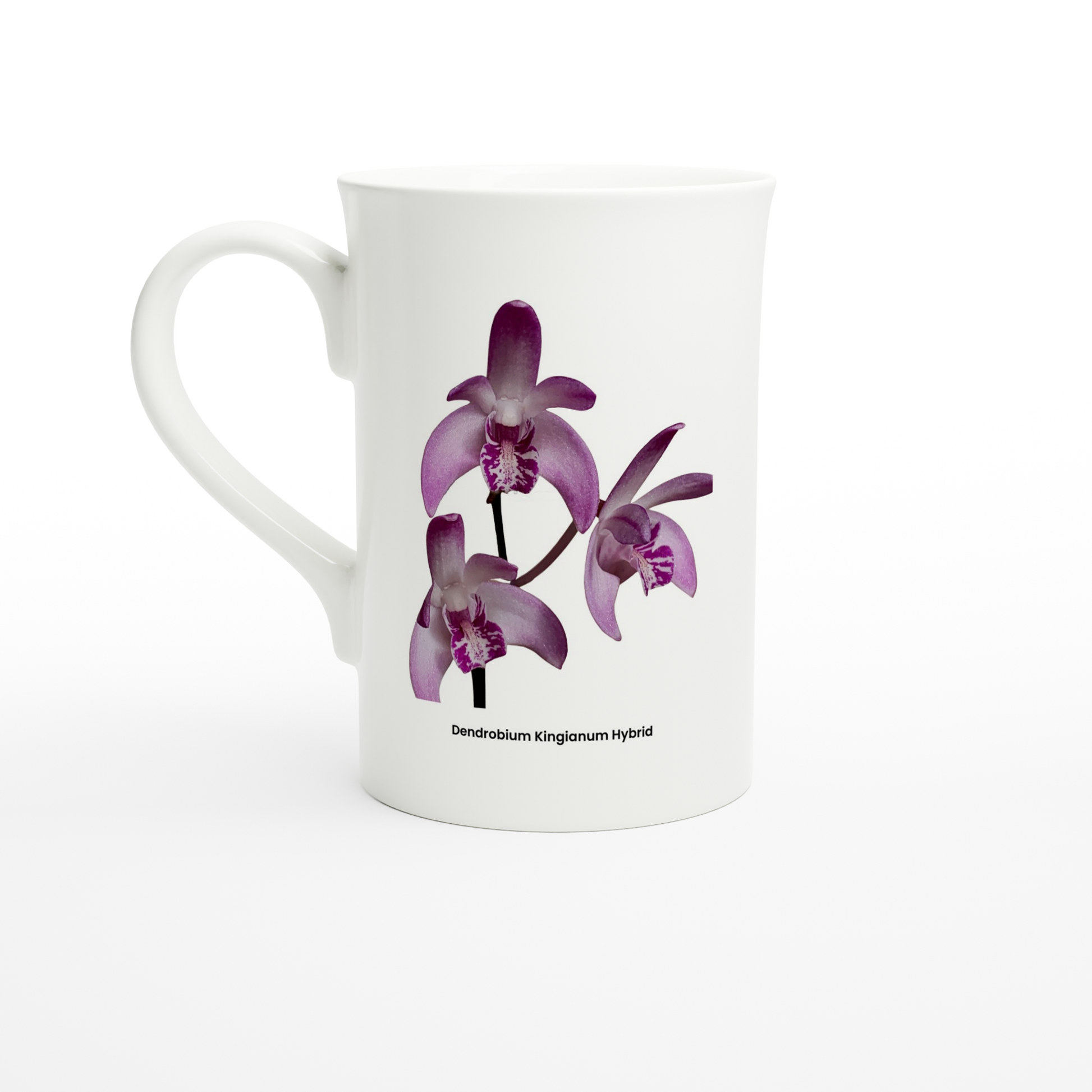 Dendrobium Kingianum Hybrid Orchid Porcelain Mug