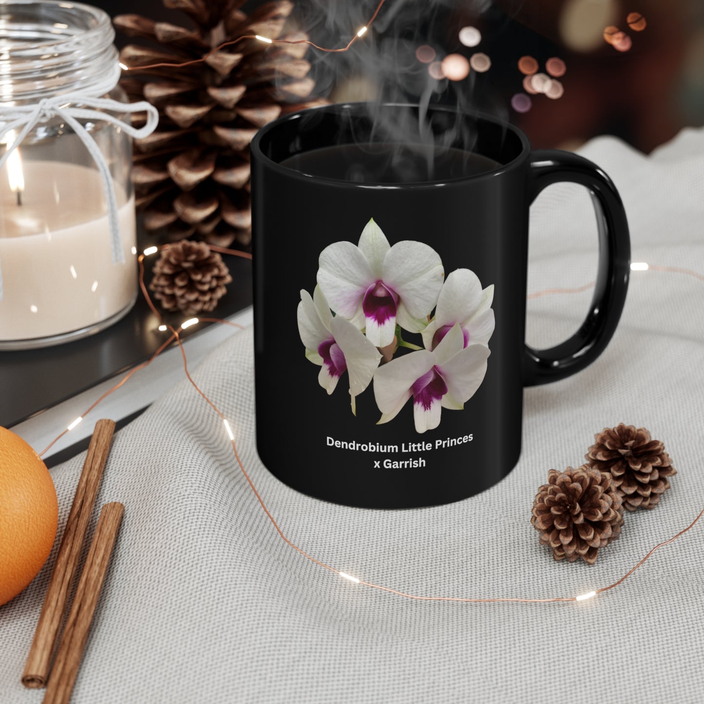 Dendrobium Little Princess x Garrish Orchid Coffee Mug