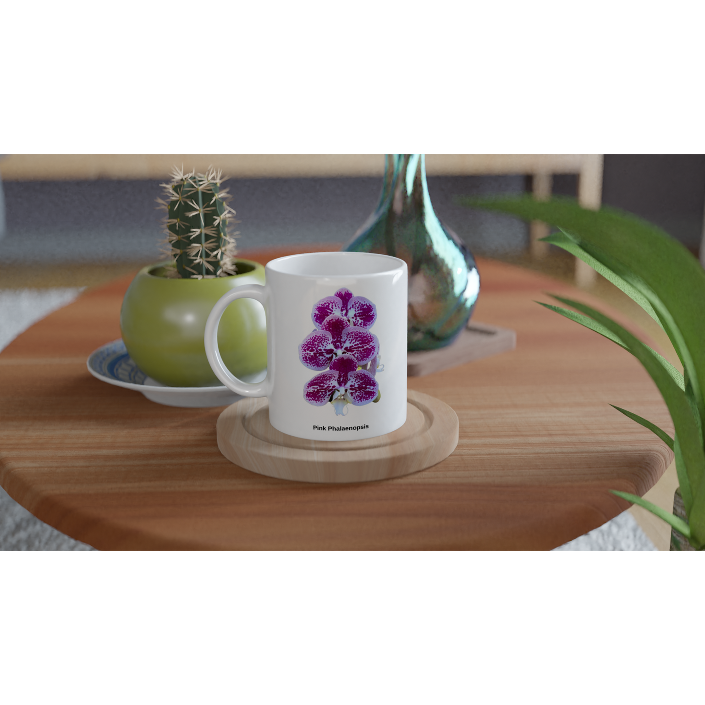 Pink Phalaenopsis Orchid Coffee Mug