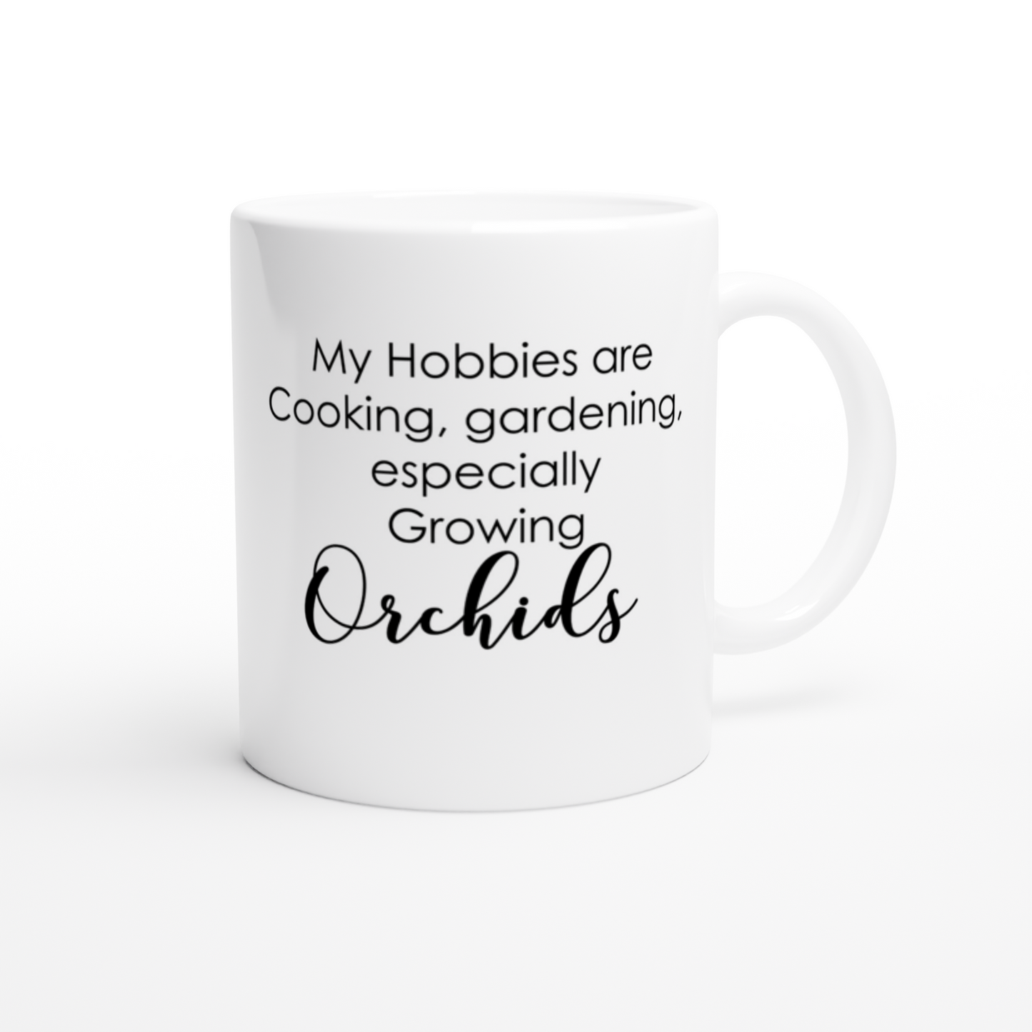 My Hobbies Orchid Coffee Mug