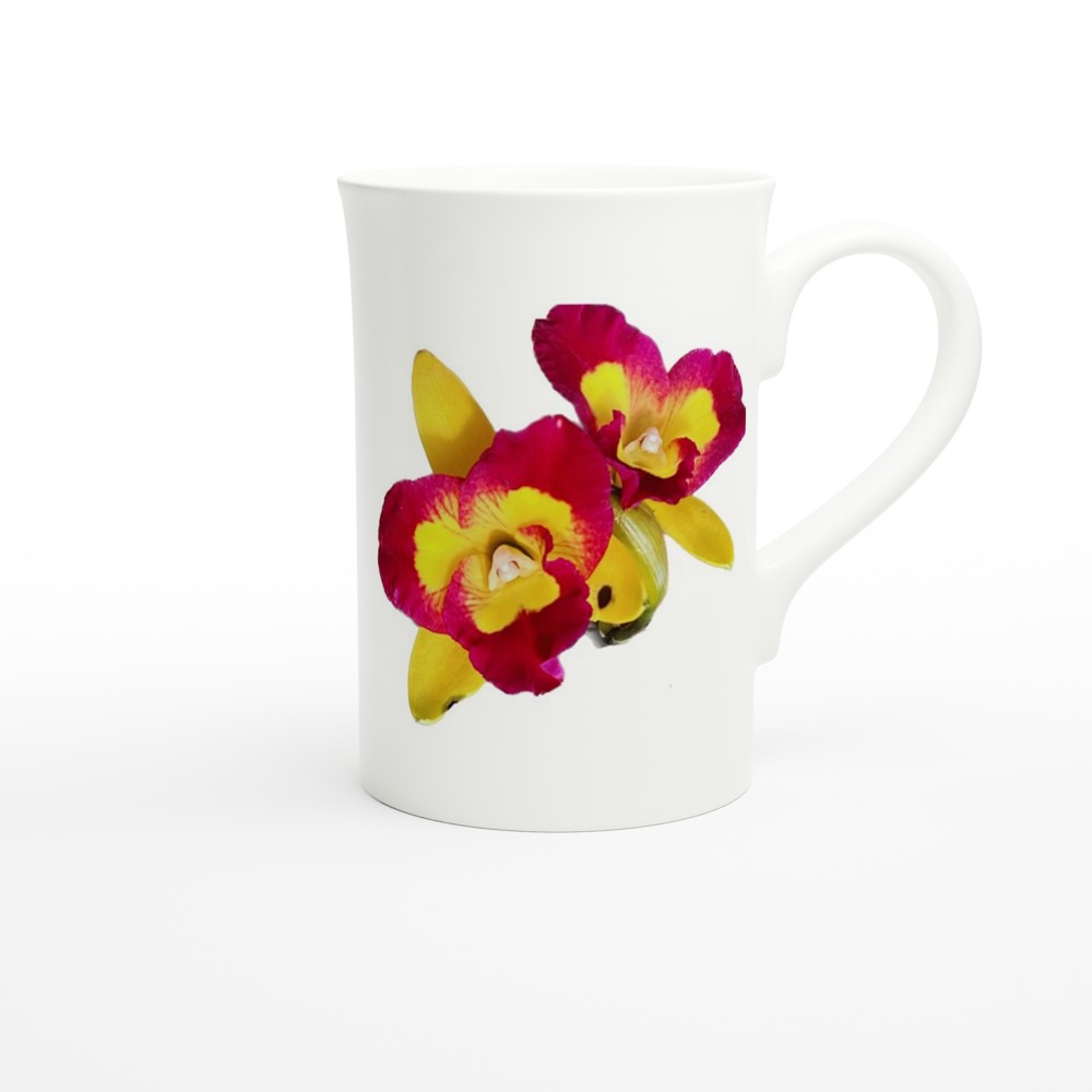 Rth. Feng Weng Free Orchid Porcelain Mug