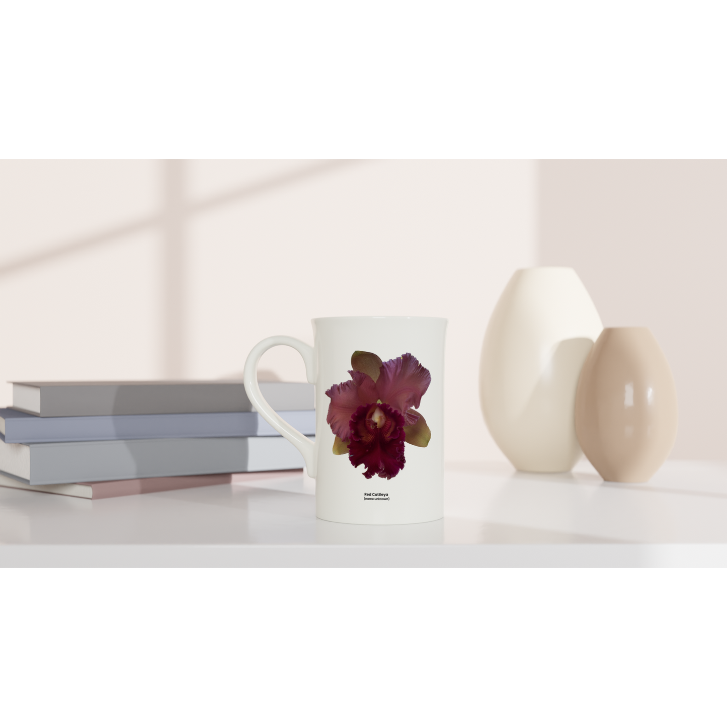 Cattleya Orchid Porcelain Mug