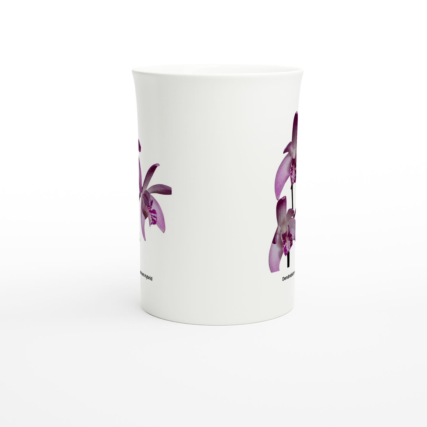 Dendrobium Kingianum Hybrid Orchid Porcelain Mug