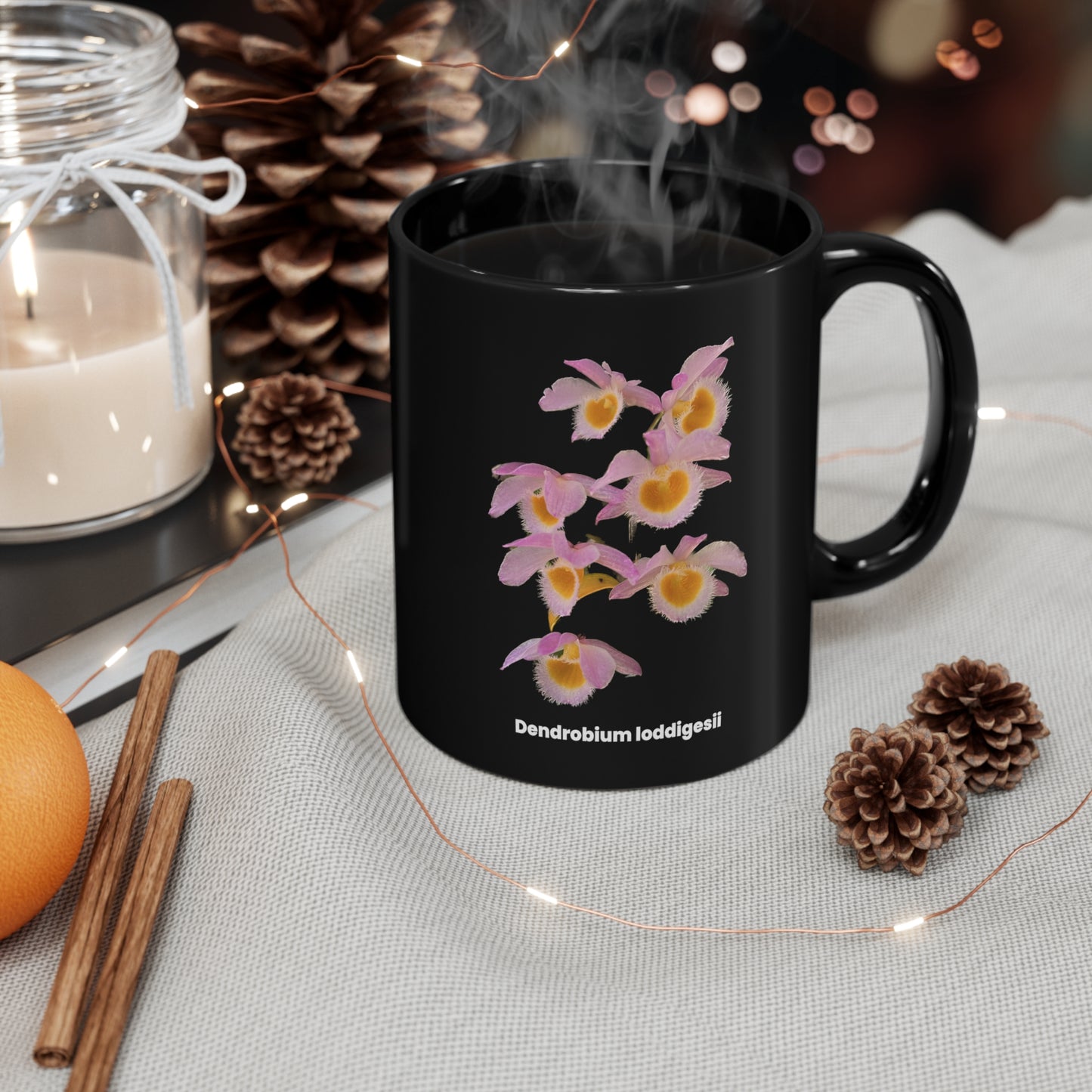 Dendrobium loddigesii Orchid Coffee Mug