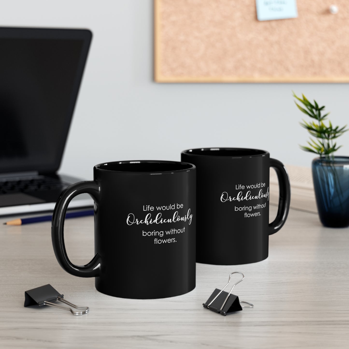 Orchidiculously Boring Orchid Coffee Mug