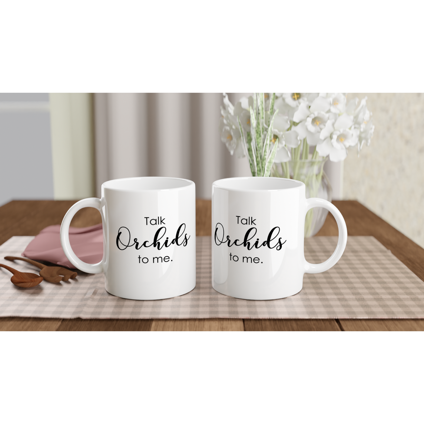 Talk Orchids To Me  Coffee Mug