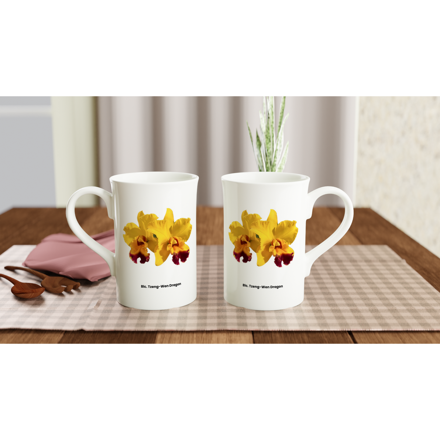 Blc. Tzeng-Wen Dragon Orchid Porcelain Mug