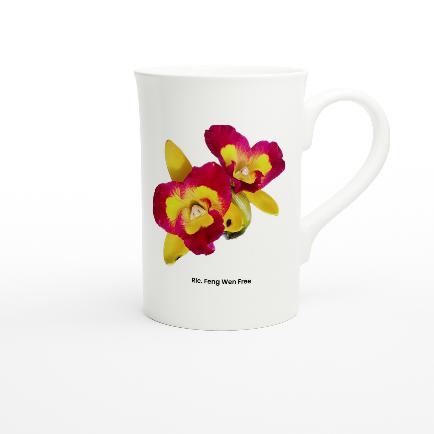 Rhyncattleanthe Feng Weng Free Orchid Porcelain Mug