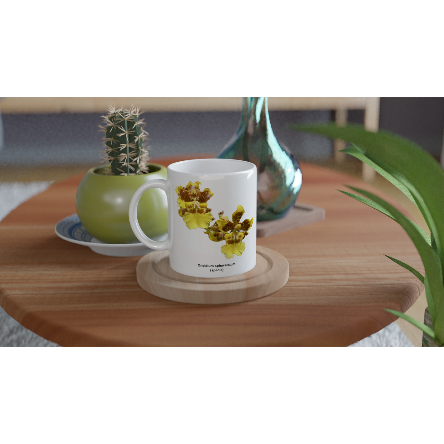 Oncidium sphacelatum Orchid Coffee Mug