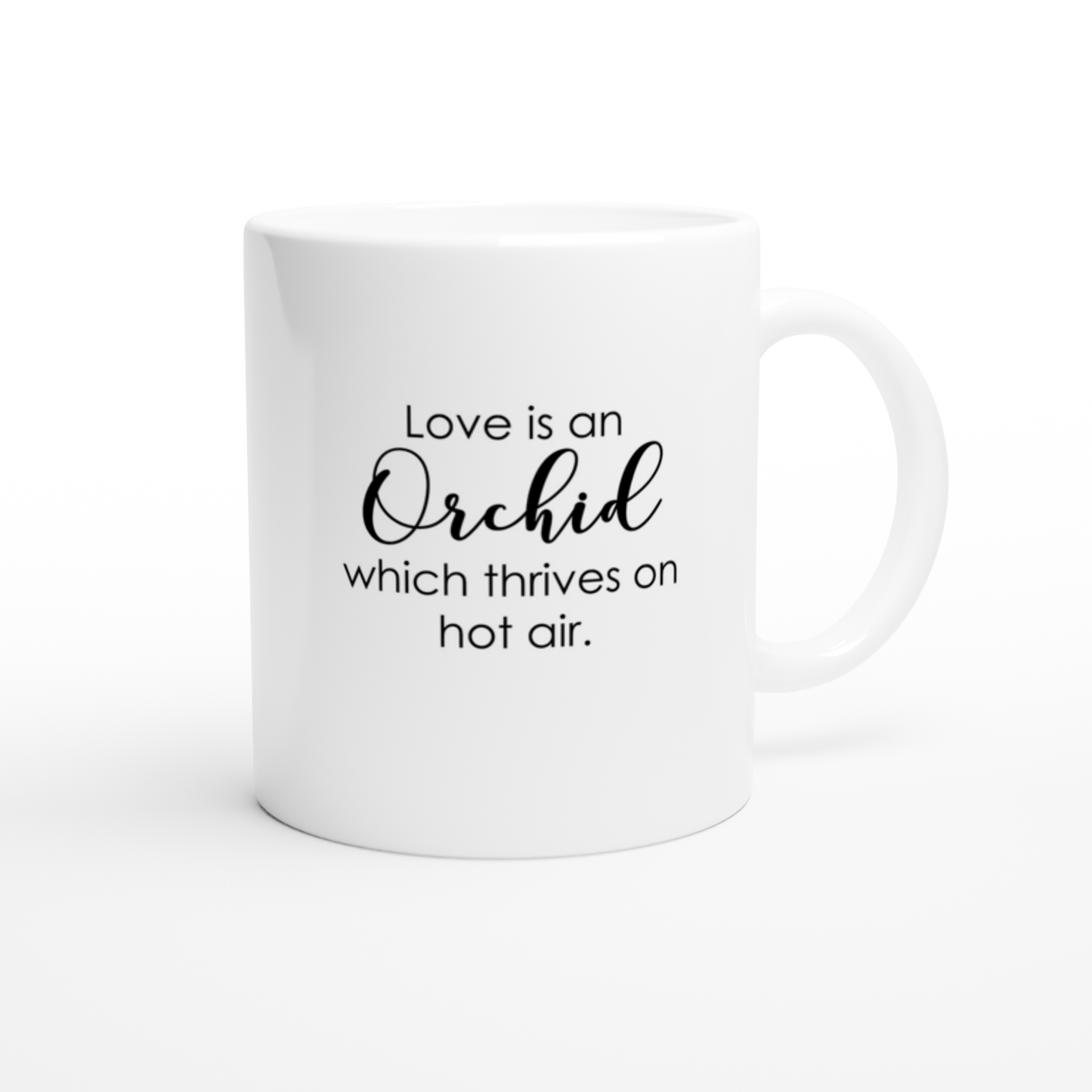 Thrives On Hot Air Orchid Coffee Mug