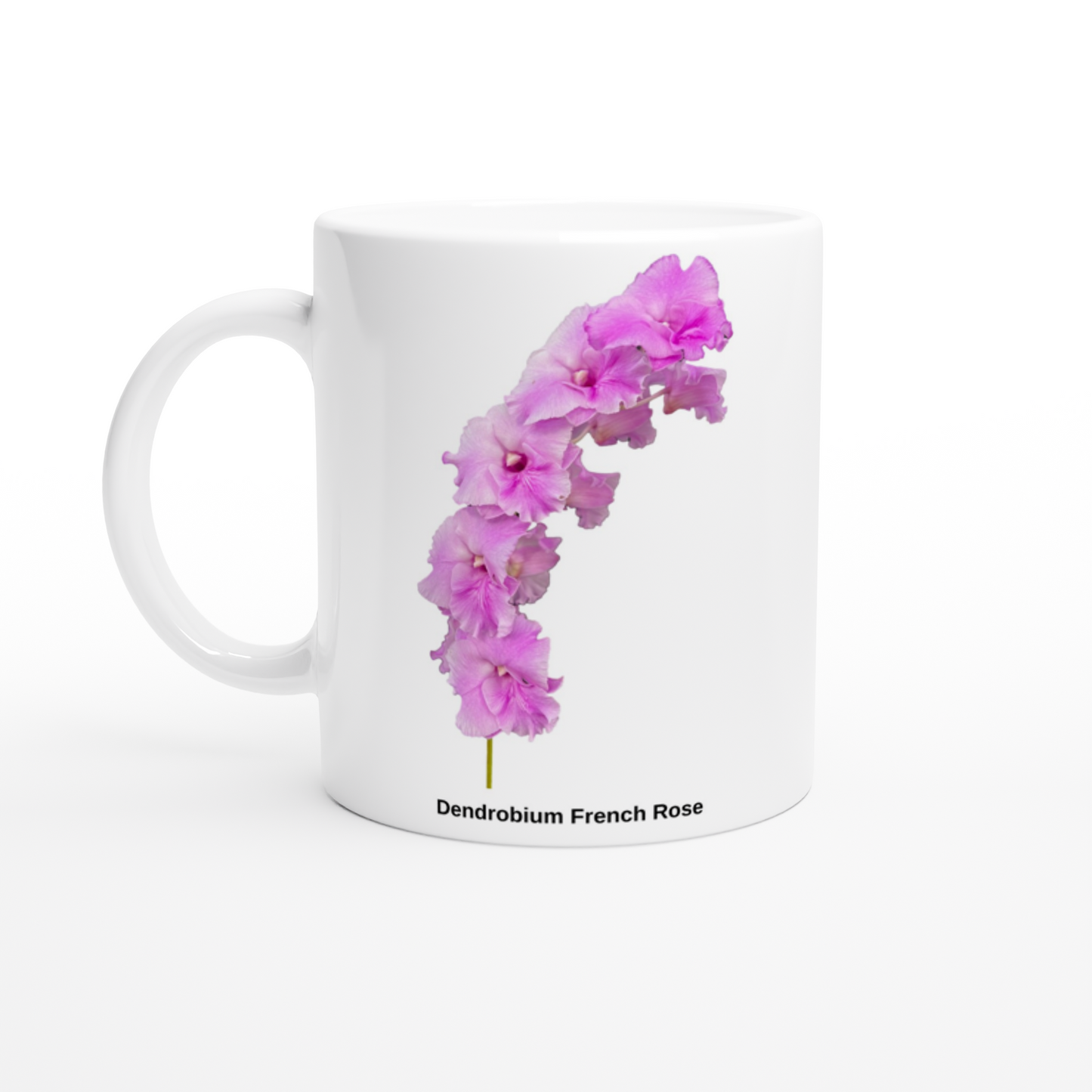 Dendrobium French Rose Orchid Coffee Mug