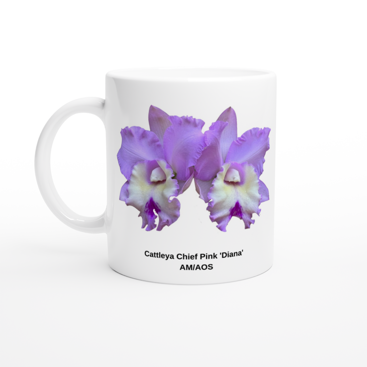 Cattleya Chief Pink 'Diana' Orchid Coffee Mug