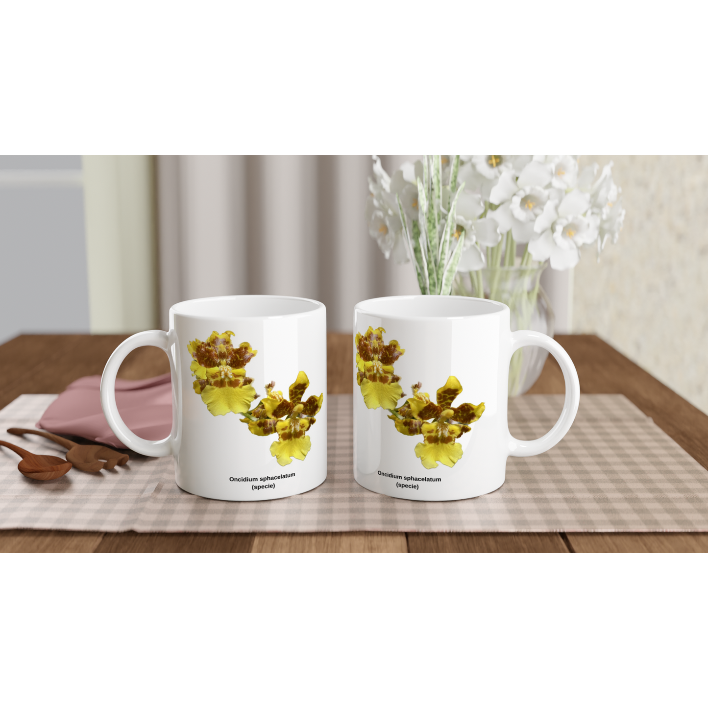 Oncidium sphacelatum Orchid Coffee Mug