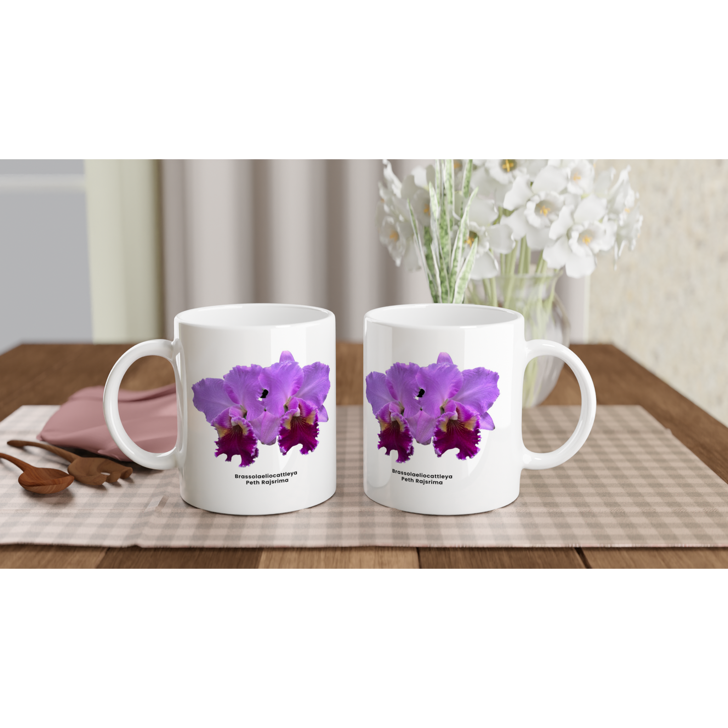 Brassolaeliocattleya Peth Rasjrima Orchid Coffee Mug