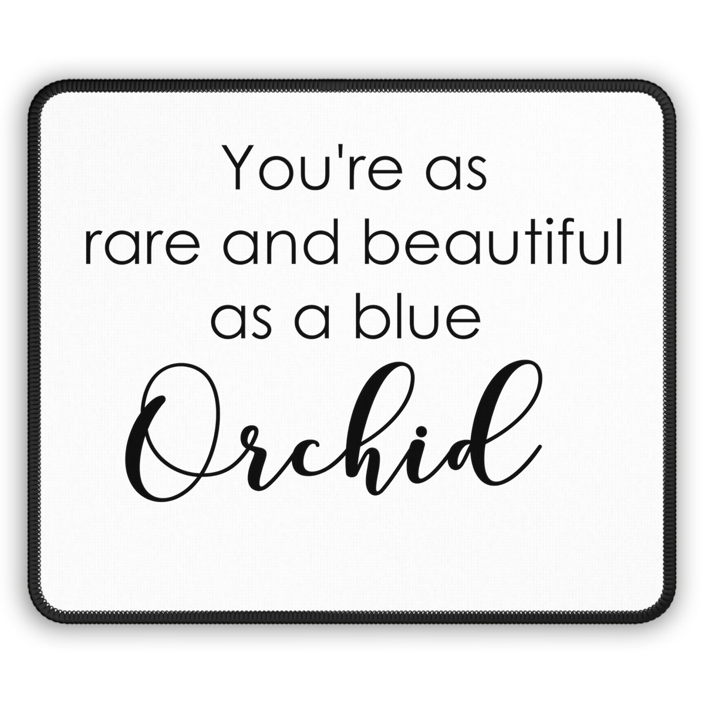 Beautiful As A Blue Orchid Mouse Pad