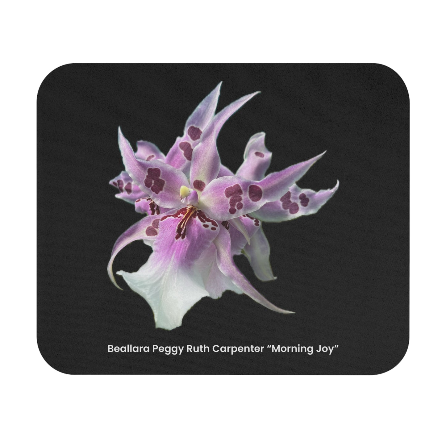 Bea. Peggy Ruth Carpenter "Morning Joy" Black Mouse Pad