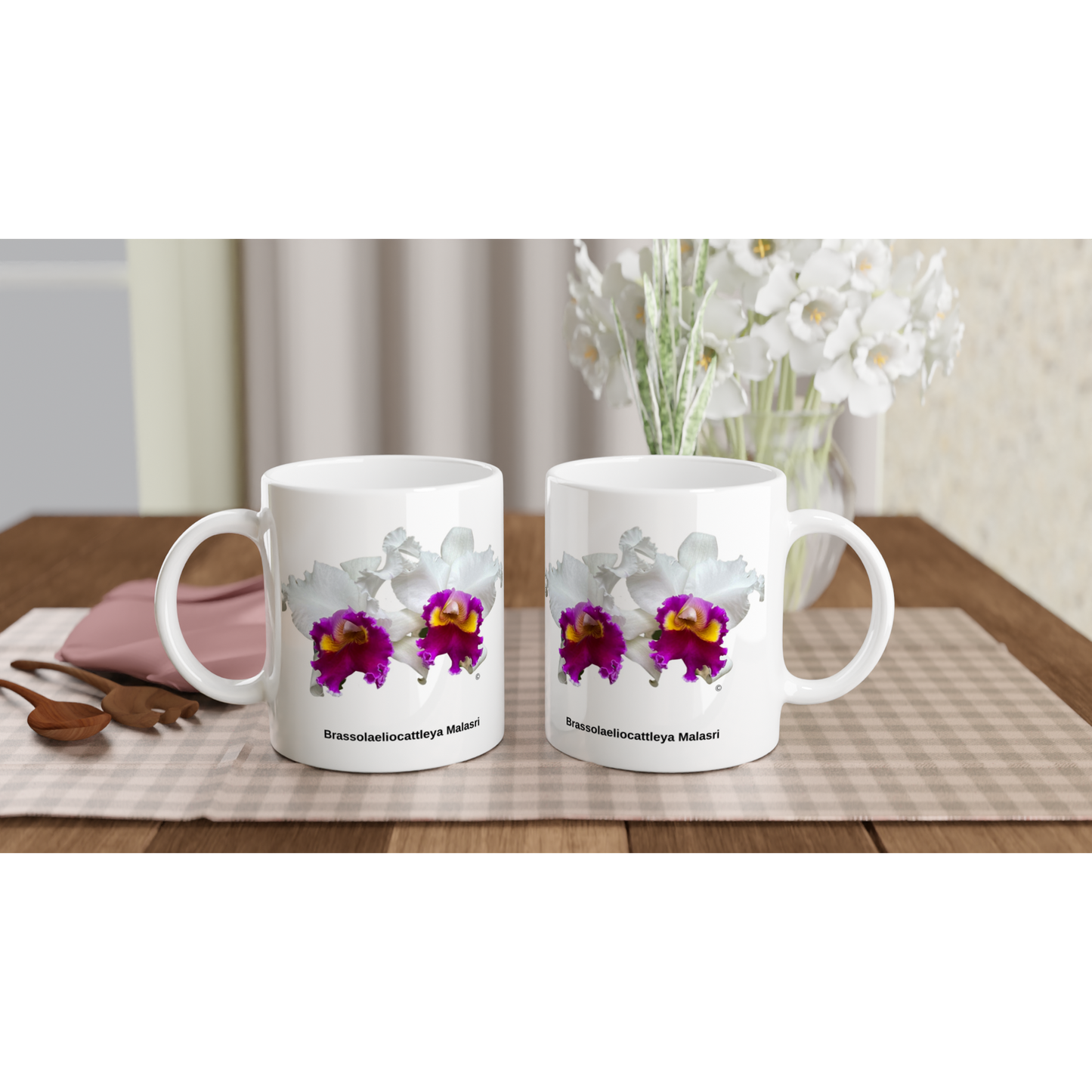 Brassolaeliocattleya Malasri Orchid Coffee Mug