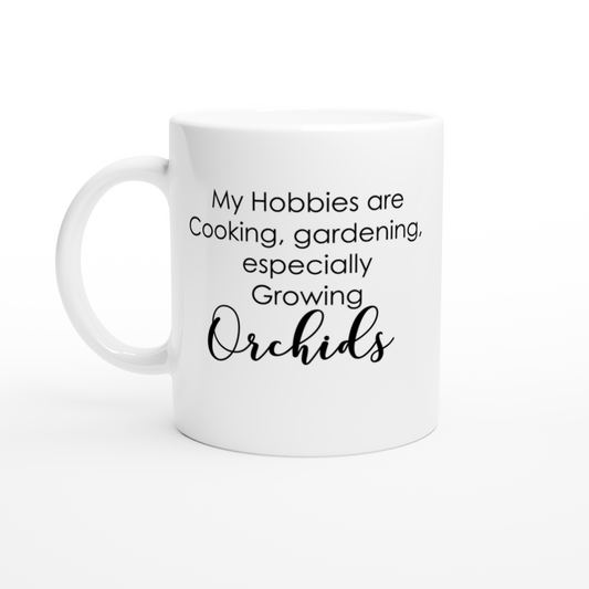 My Hobbies Orchid Coffee Mug