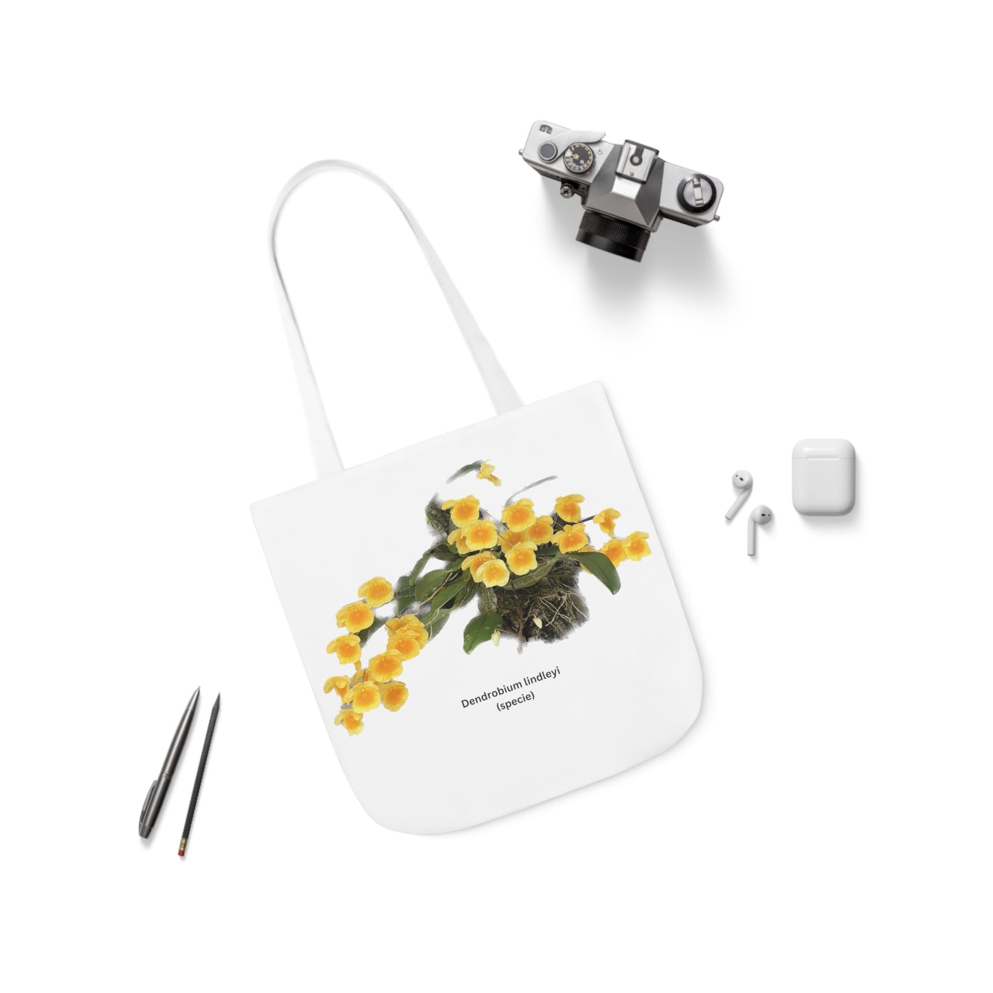 Dendrobium lindleyi Orchid Tote Bag