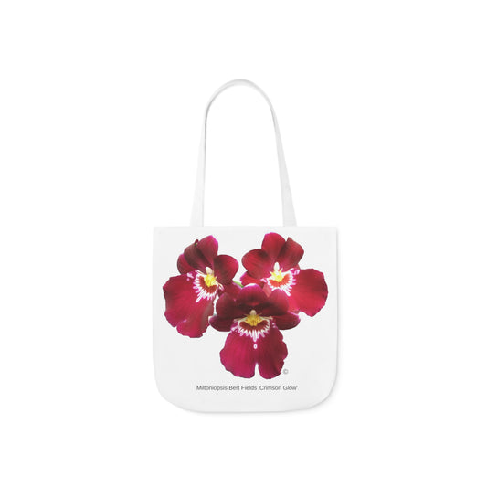 Miltoniopsis Bert Fields 'Crimson Glow' Tote Bag