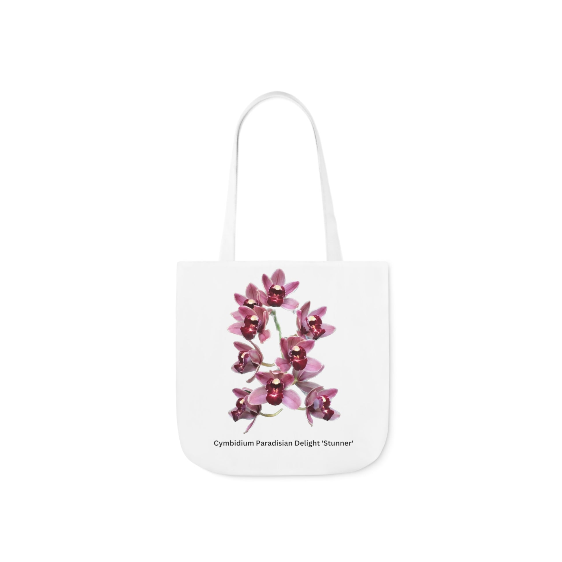 Cymbidium Paradisian Delight 'Stunner' Orchid White Tote Bag