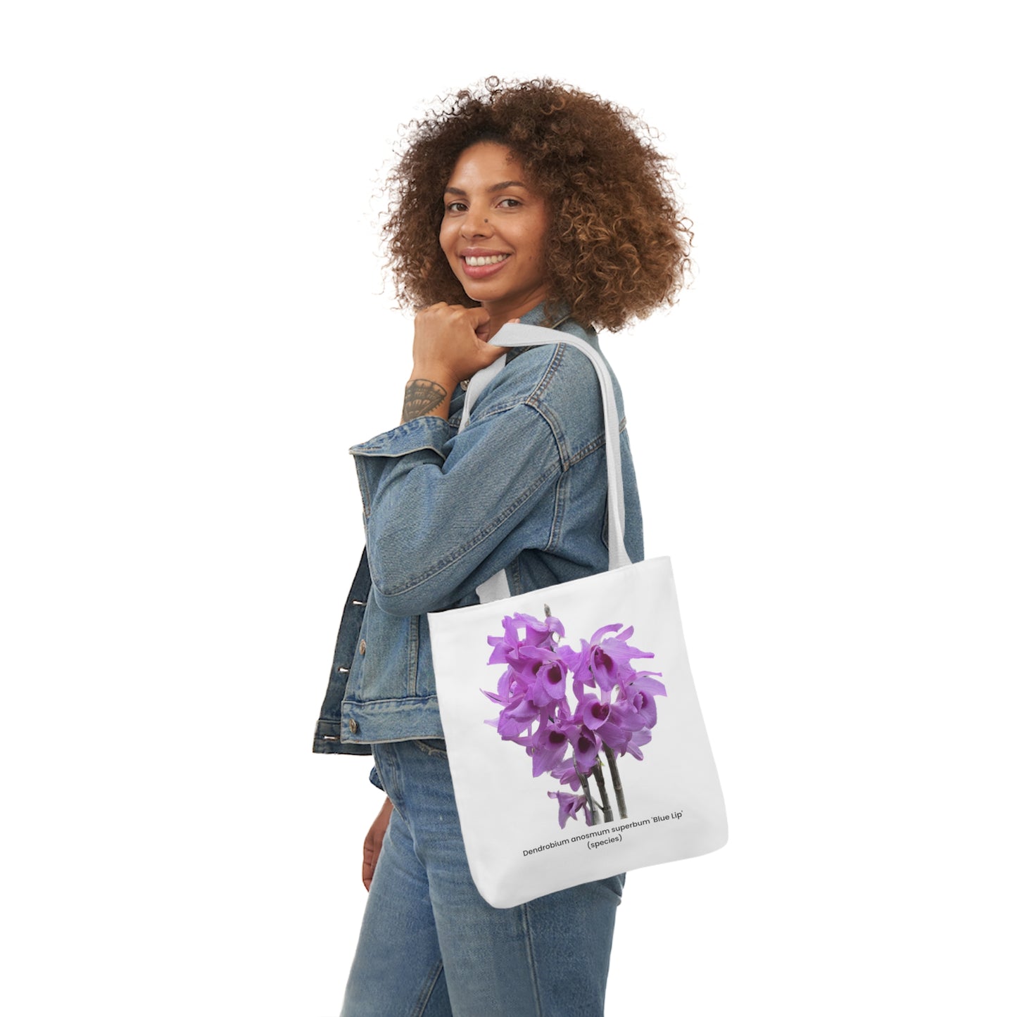 Dendrobium anosmum superbum 'Blue Lip' Orchid Tote Bag