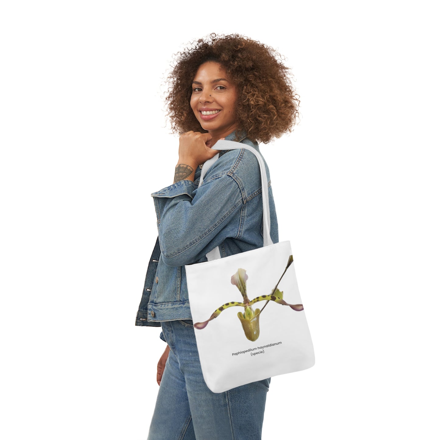 Paphiopedilum haynaldianum Orchid Tote Bag