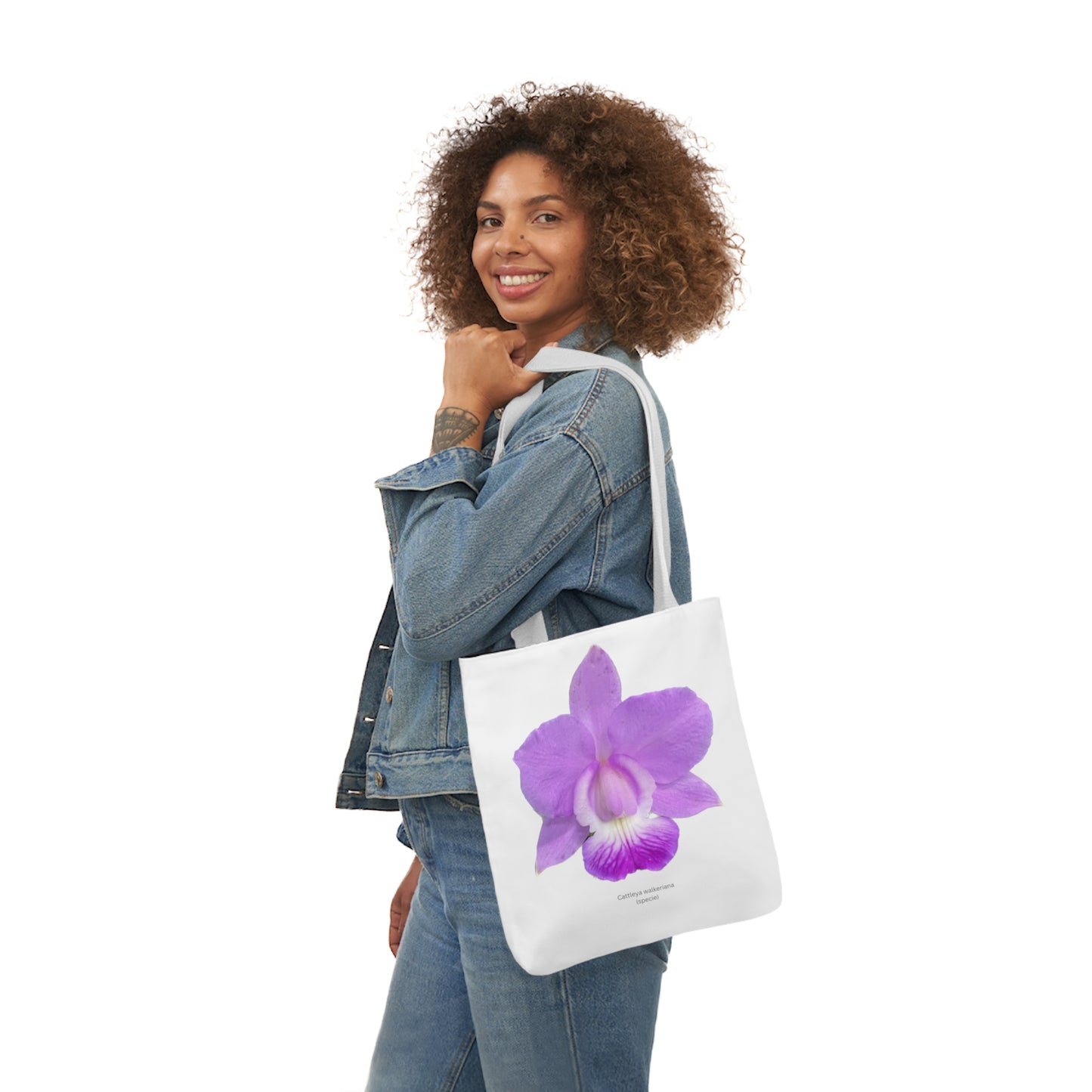 Cattleya walkeriana Orchid Tote Bag