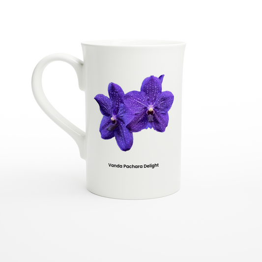 Vanda Pachara Delight Orchid Porcelain Mug