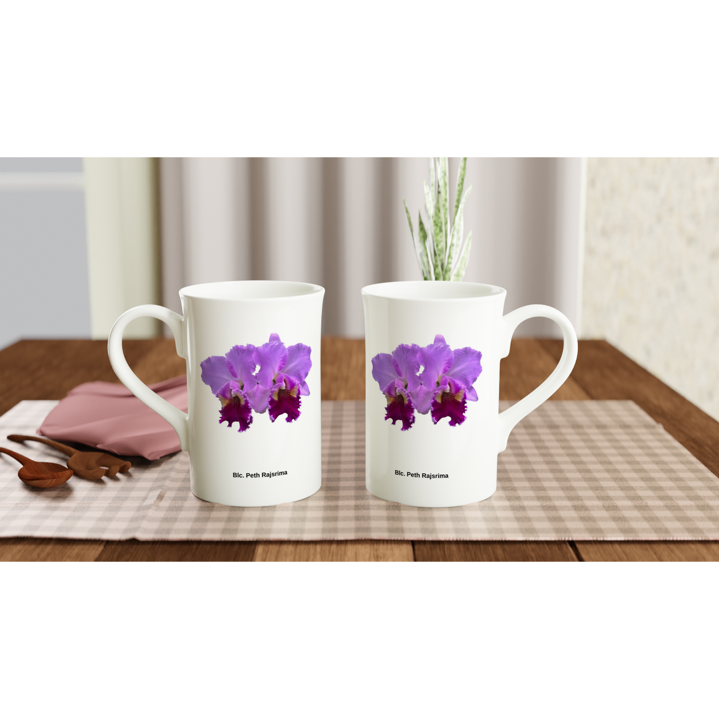 Brassolaeliocattleya Peth Rasjrima Orchid Porcelain Mug