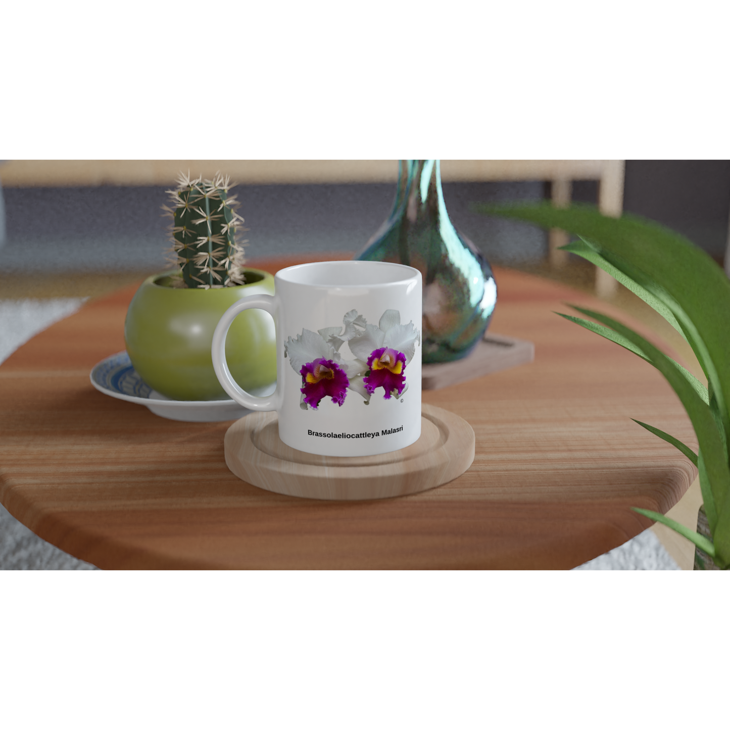 Brassolaeliocattleya Malasri Orchid Coffee Mug