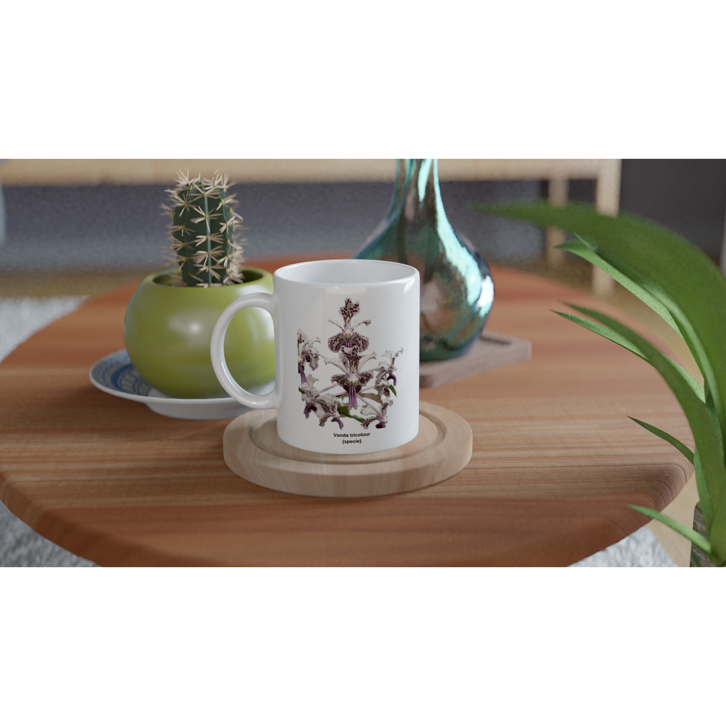 Vanda tricolor Orchid Coffee Mug