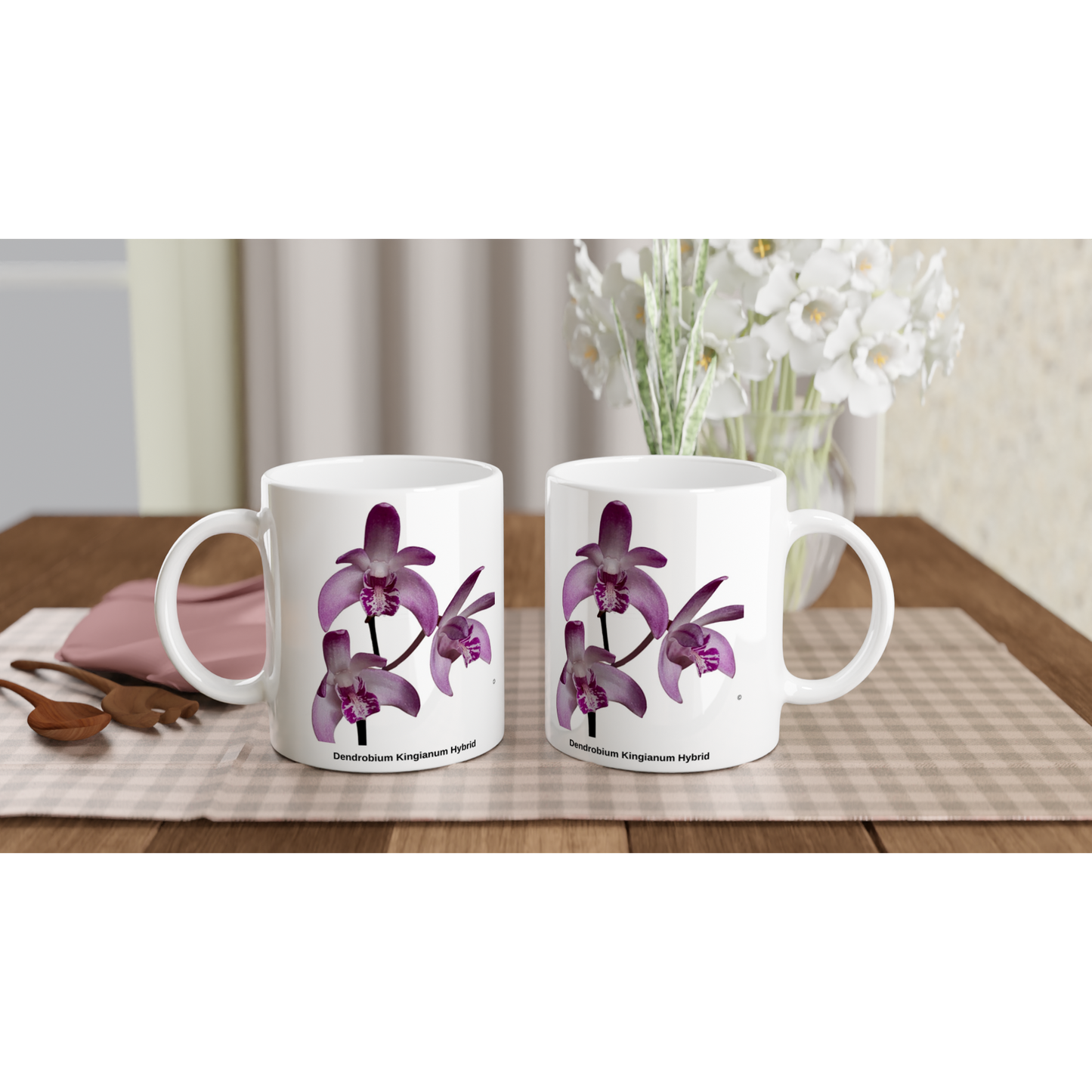 Dendrobium Kingianum Hybrid Orchid Coffee Mug