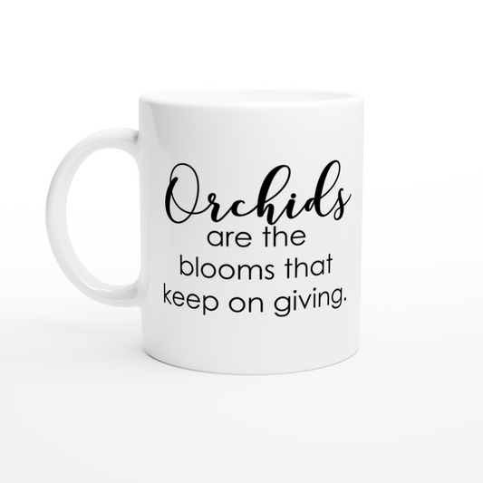 Keep On Giving Orchid Coffee Mug