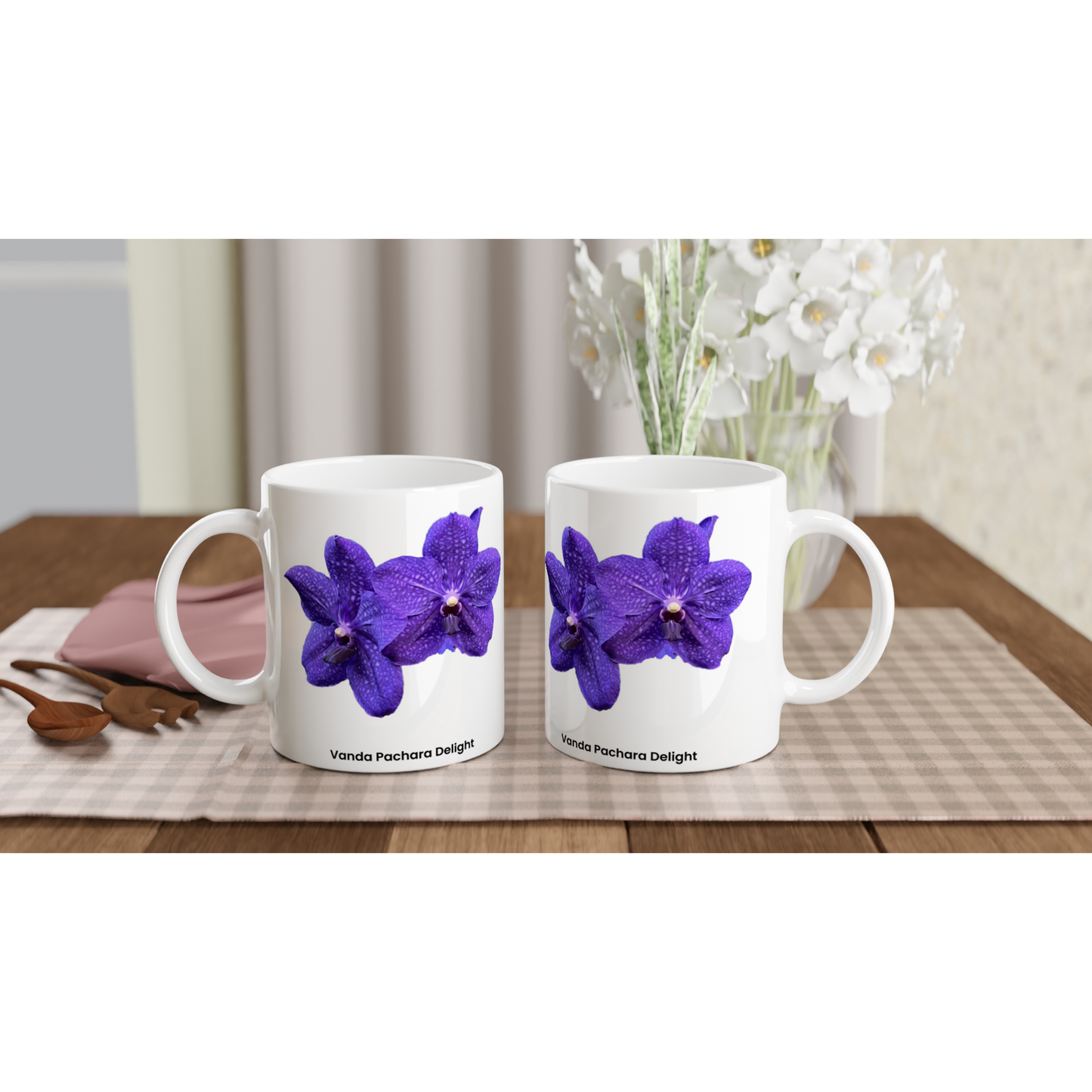 Vanda Pachara Delight Orchid Coffee Mug