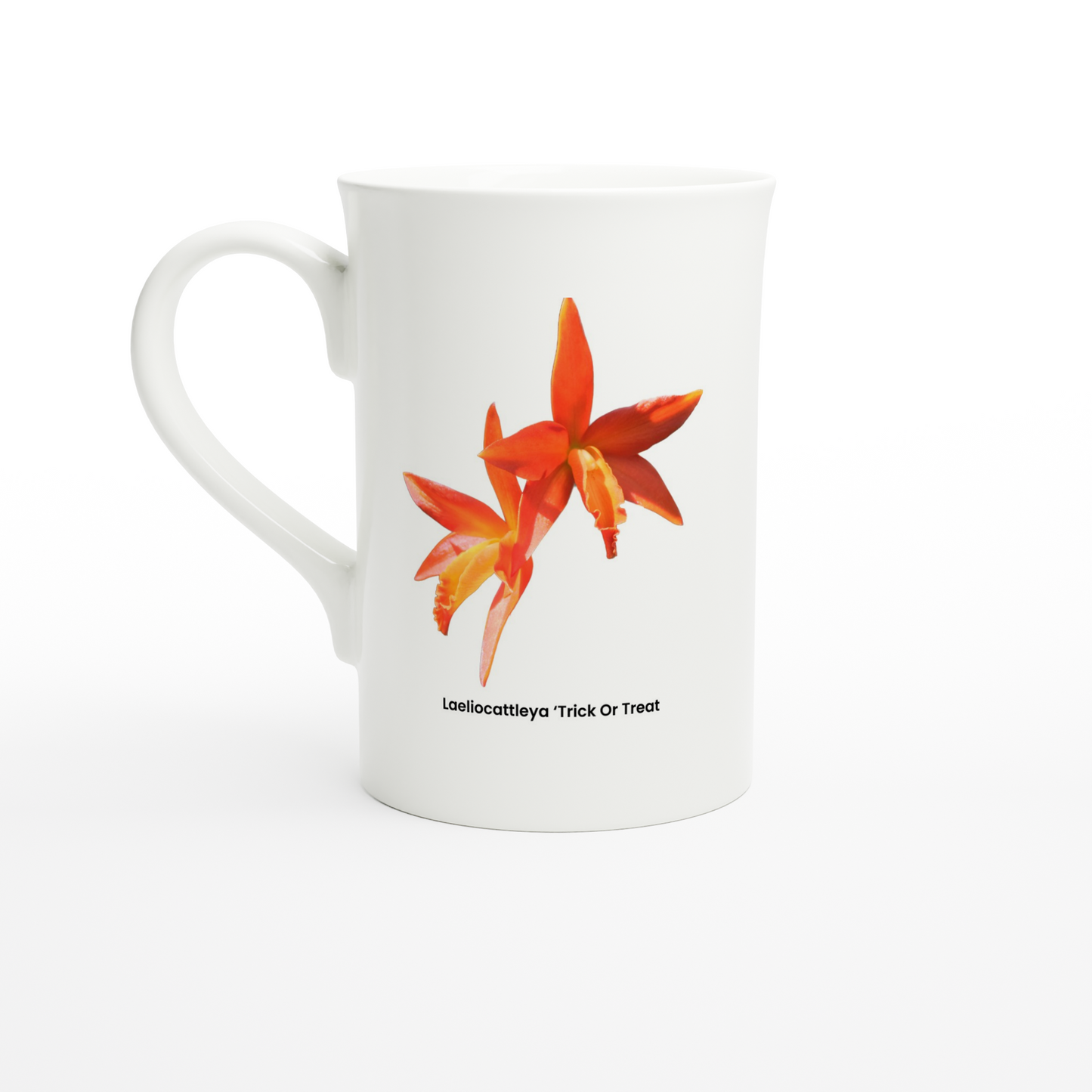 Laeliocattleya Trick Or Treat Orchid Porcelain Mug