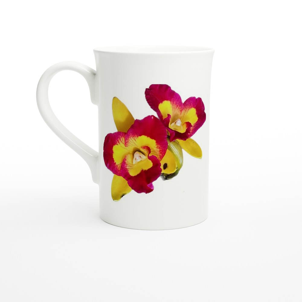 Rth. Feng Weng Free Orchid Porcelain Mug